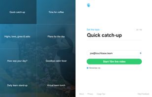 Touchbase screenshot 1