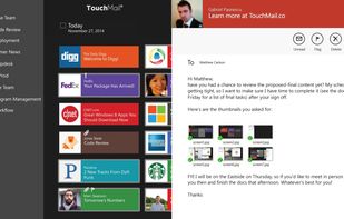 TouchMail screenshot 1
