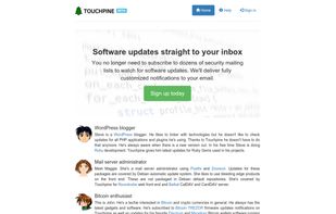 Touchpine screenshot 1