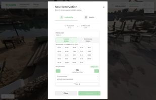 Booking creation