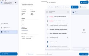 Project Desktop view