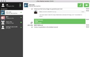 uTox. A Tox client written in C using OS primitives to draw it's interface