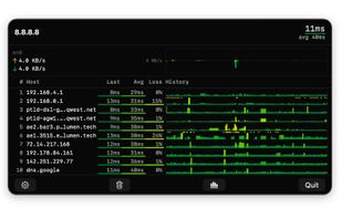 Tracebar screenshot 2