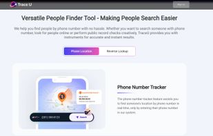 TraceU phone number tracker