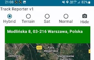 Online navigation to recorded track