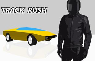 Track Rush Racer Racing - Feature Graphic