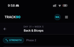 Easy weight and rep tracking. It only takes a couple of seconds!