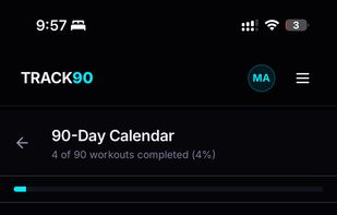 Calendar focused on the P90X program of your choosing.