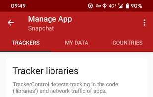 TrackerControl screenshot 1