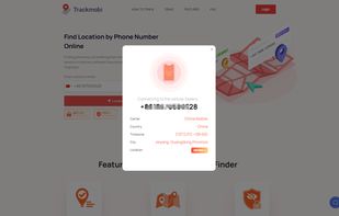 Phone tracking process of TrackMobi