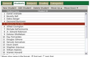 TrackMyGrades.com screenshot 2
