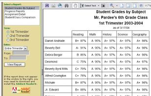 TrackMyGrades.com screenshot 3