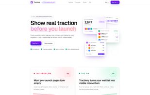 Tractiony homepage