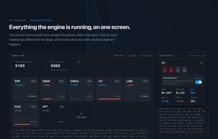 Trade Leopard dashboard 