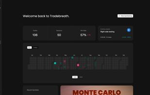Tradebreath dashboard