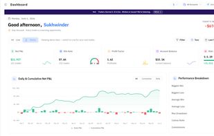 Dashboard Main Page