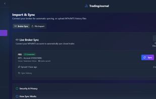 TradingJournal screenshot 1