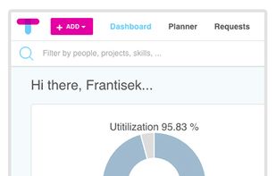 Simple dashboard informing about resource utilization on your projects pops out upon each login.
