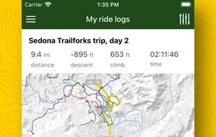 Trailforks screenshot 3