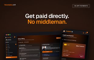 Built-in client payments (Stripe, PayPal, cash, bank transfer)
