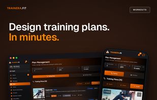 Workout program builder with a video exercise library