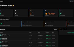 Desktop main dashboard
