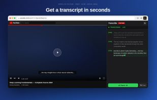 Transcribe Video to Text screenshot 1
