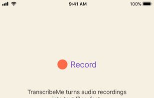 TranscribeMe screenshot 1