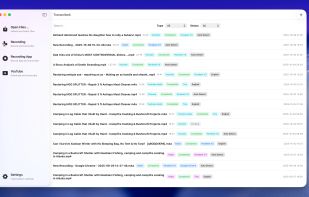 TranscribeX screenshot 1