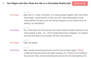 Transcribo screenshot 1