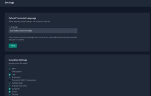 Transcript Downloader screenshot 1