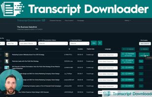 Transcript Downloader screenshot 1