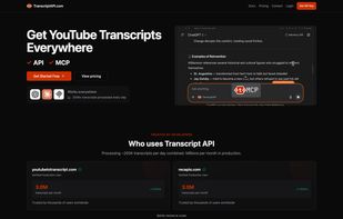 TranscriptAPI screenshot 1