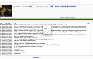 TranscriptCut screenshot 2
