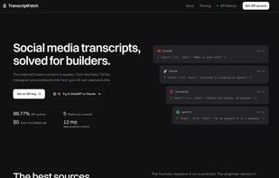 TranscriptFetch screenshot 1