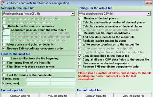 TRANSDAT File Configuration