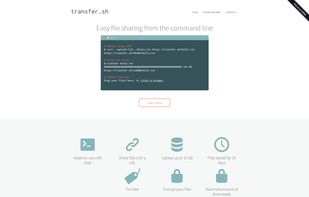 transfer.sh screenshot 1