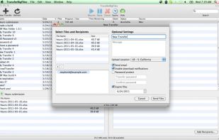 TransferBigFiles.com screenshot 2
