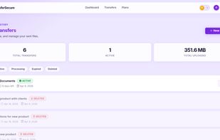 TransferSecure screenshot 2
