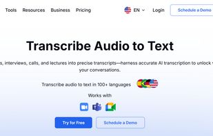 Transkriptor's Homepage