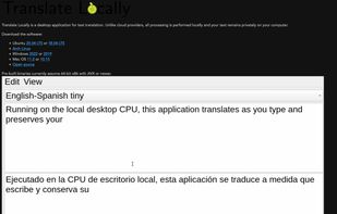 Translate Locally screenshot 1