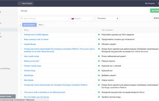 List of all strings with the project