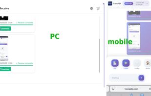 Cross-platform file transfer between PC and mobile devices