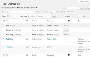 Trash Duplicate and 301 Redirect screenshot 1
