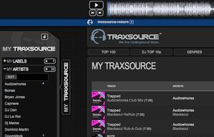 Traxsource screenshot 1