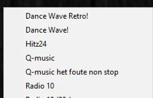 Tray Radio screenshot 1