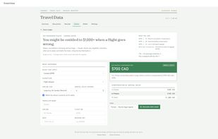 Upload flight itineraries and have a claim ready in seconds.