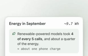 Review monthly energy usage to understand your impact.