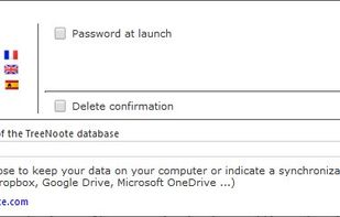 TreeNoote preferences
