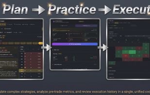 Manual single-leg and multi-leg options trading. Live and Paper trading suite.